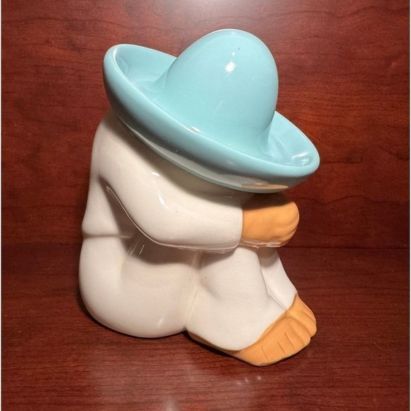 VTG Homco Sleeping Pedro Pepe Mexican Siesta Figurine Sombrero Southwest Decor - Picture 1 of 9